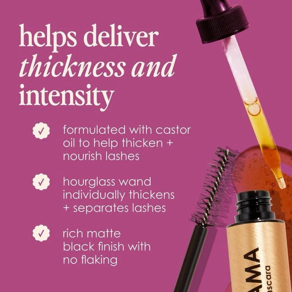 NWT Grande Drama Intense Thickening Mascara Black Infused with Castor Oil‎